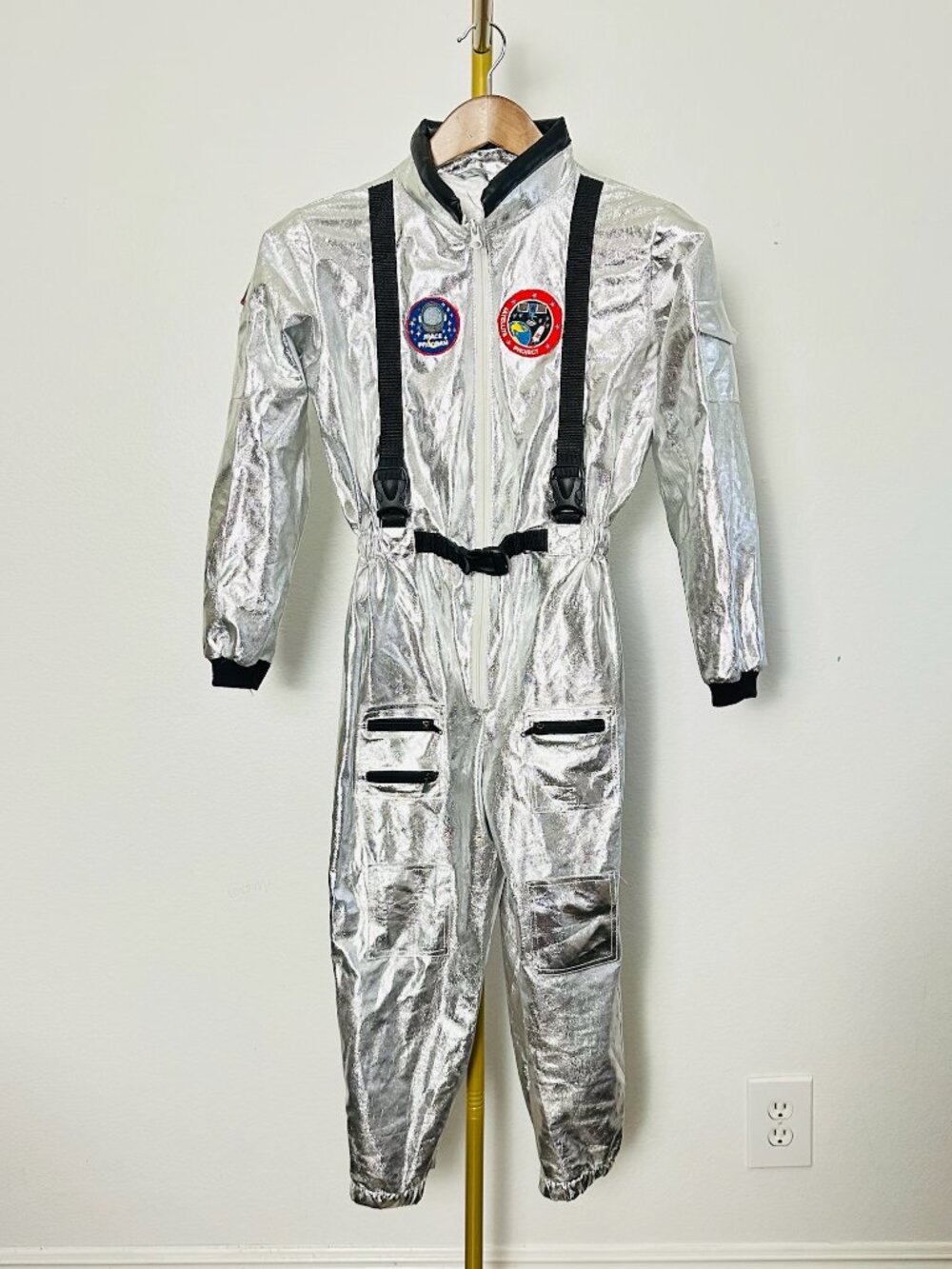 EraSpooky Kids Astronaut Spaceman Costume Halloween Space Suit Size L 43"